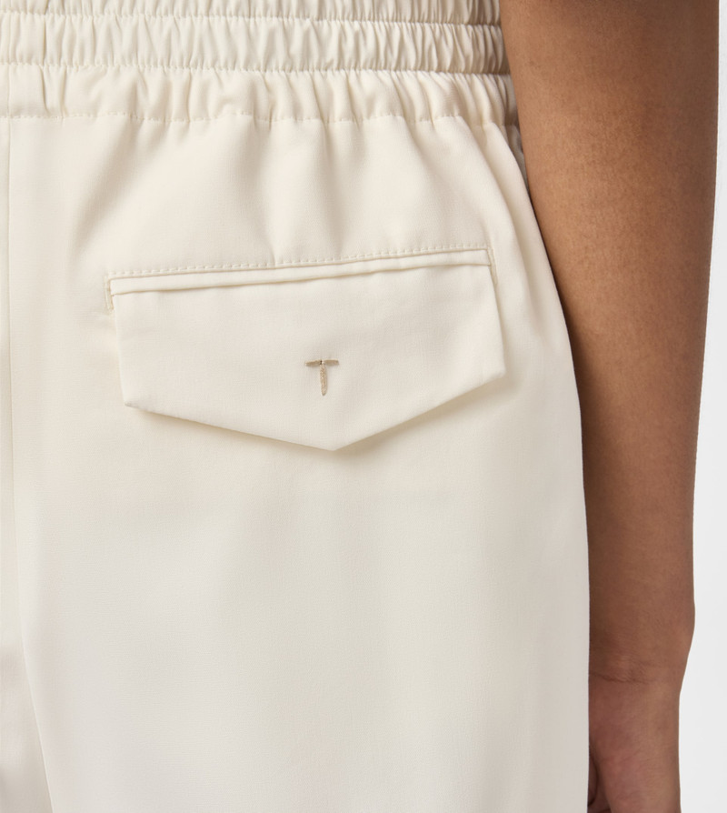 SILK BLEND SHORTS - WHITE 5