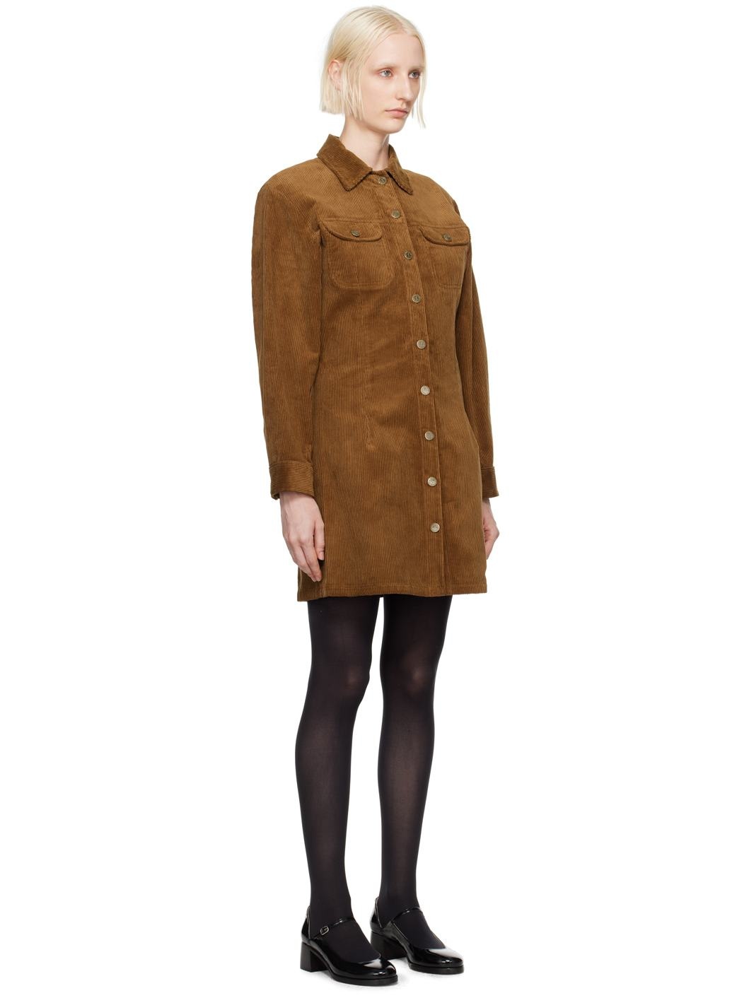 Tan Bonnie Midi Dress - 2