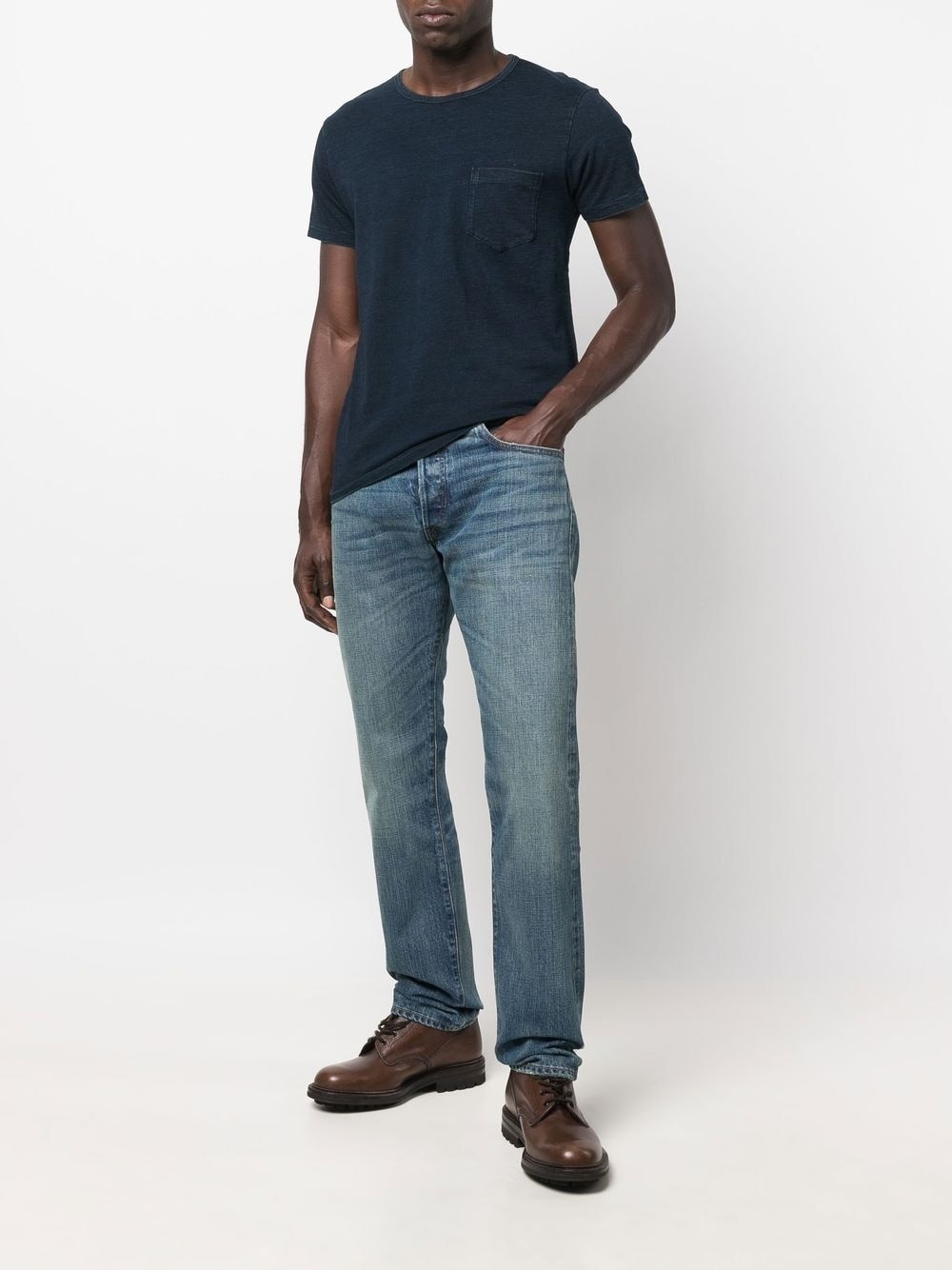 patch-pocket short-sleeve T-shirt - 2