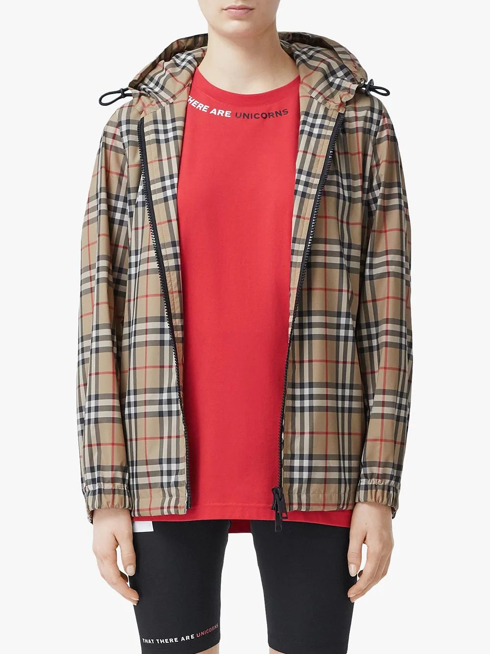 Vintage Check hooded jacket - 3