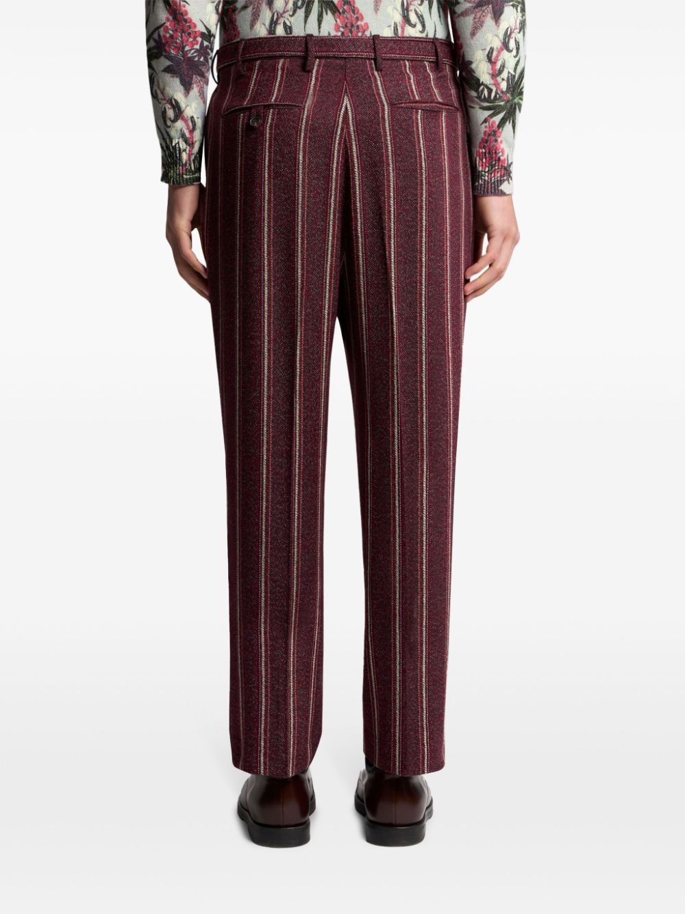striped tailored trousers - 3