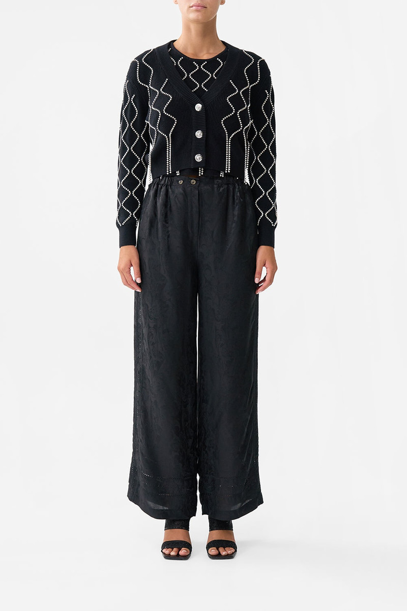 CAMILLA CROPPED KNIT CARDIGAN outlook