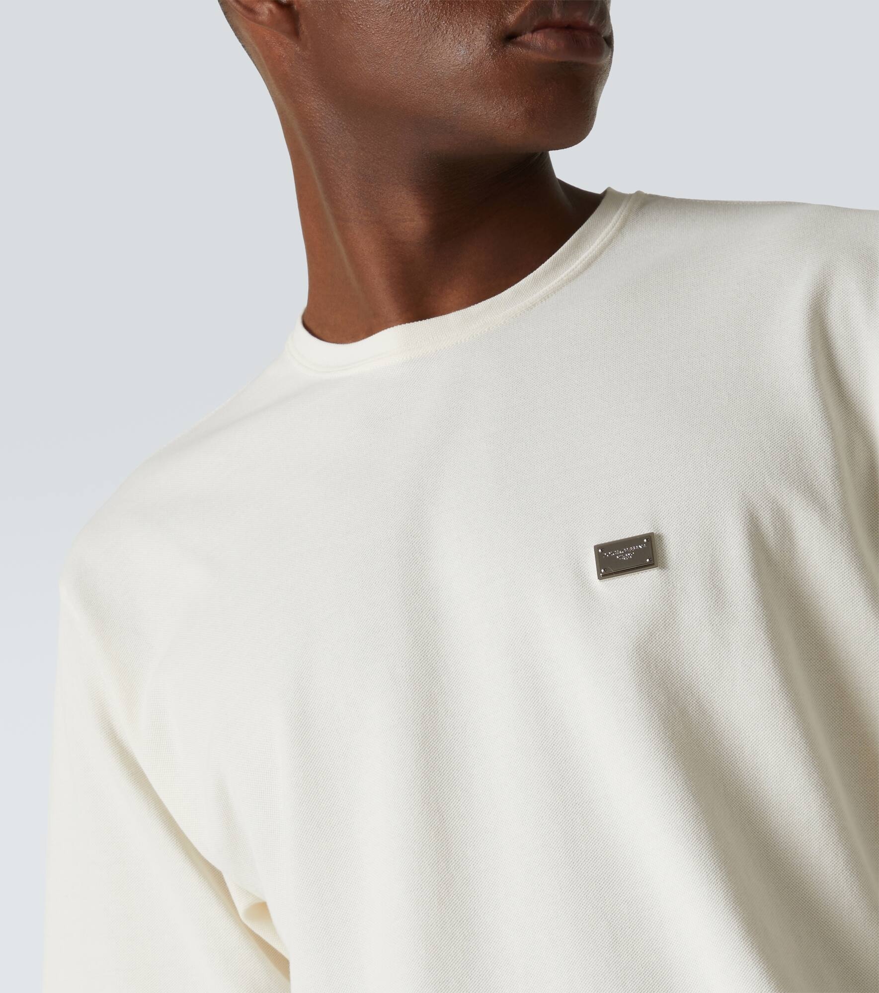 Cotton piqué T-shirt - 5