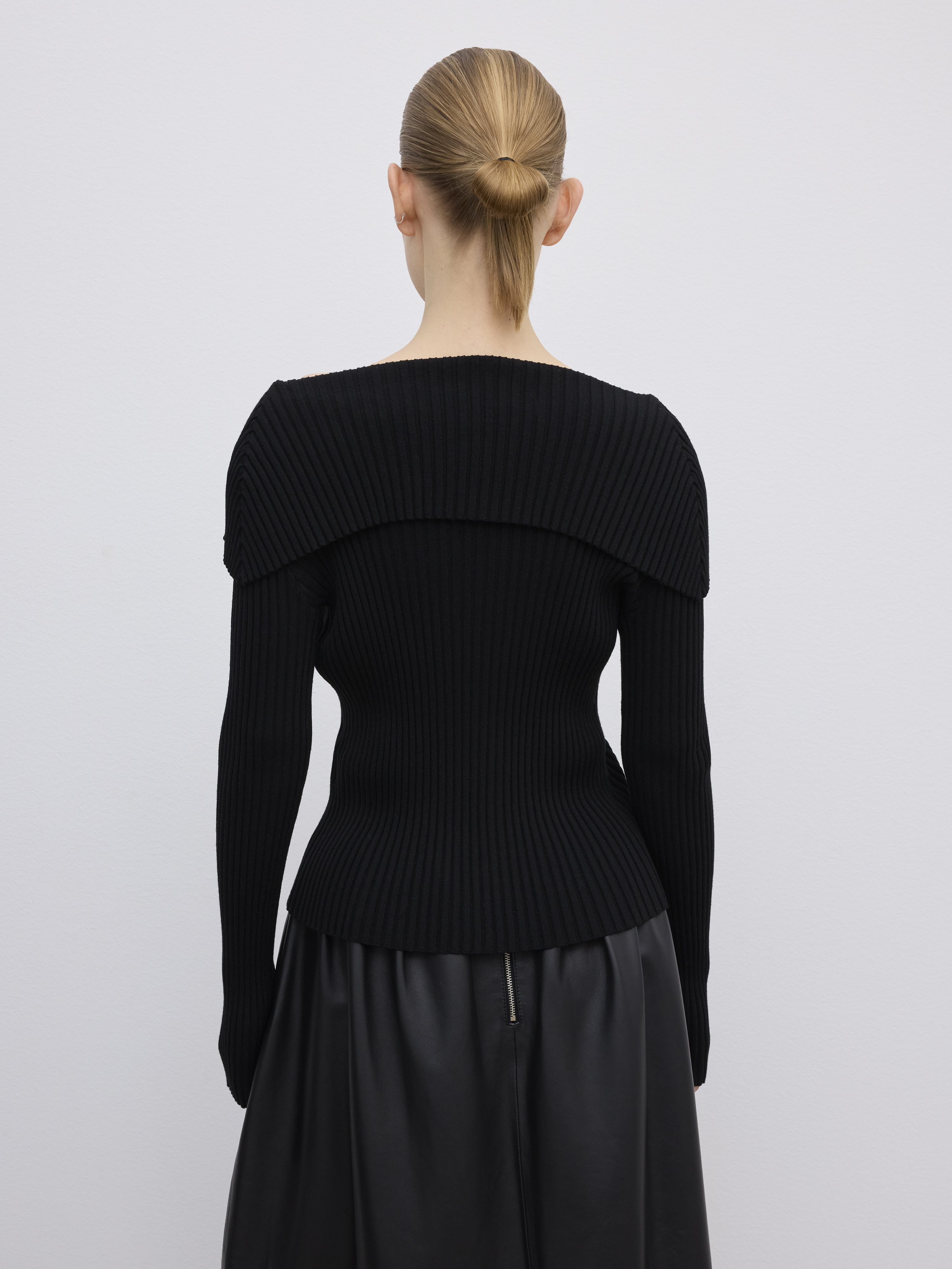 Merino Rib Cardigan - 5