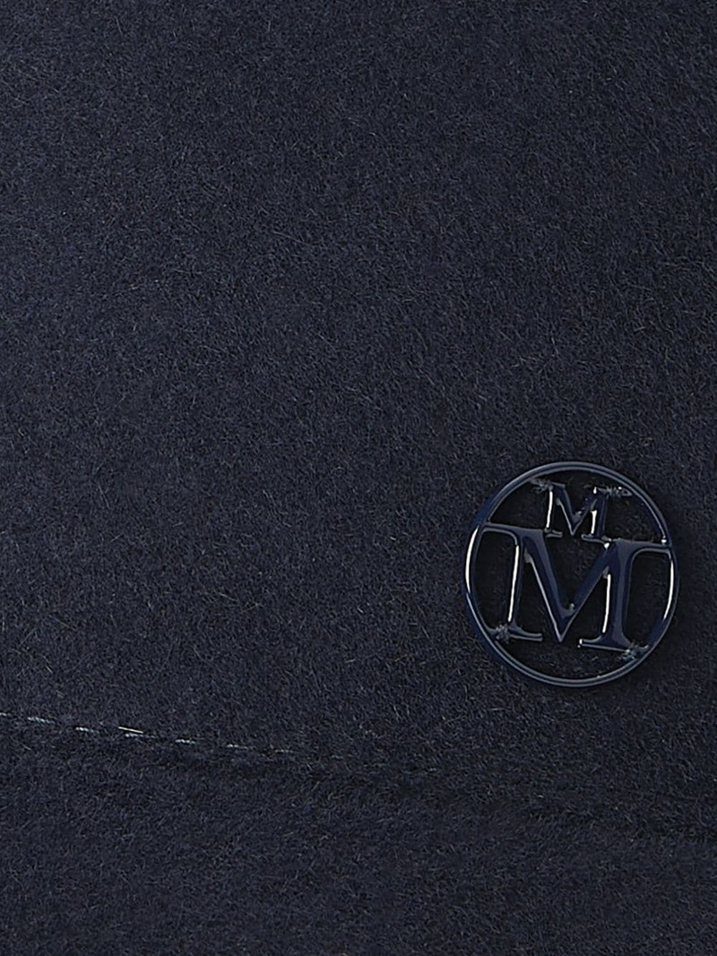 MAISON MICHEL Tiger wool logo-plaque cap outlook