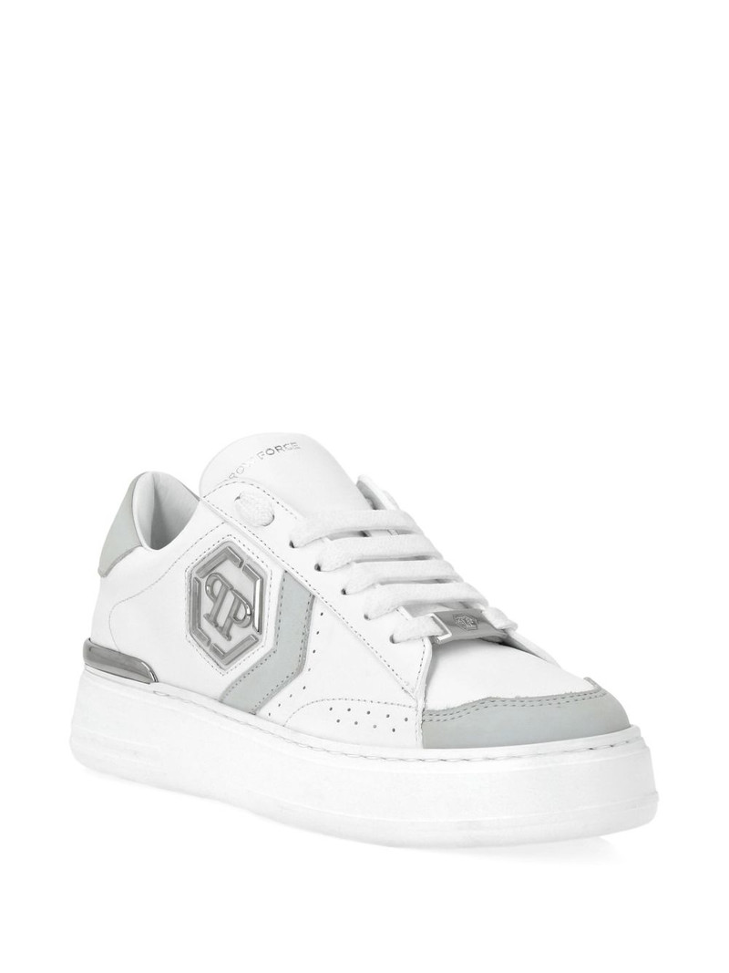 PHILIPP PLEIN Hexagon logo sneakers outlook