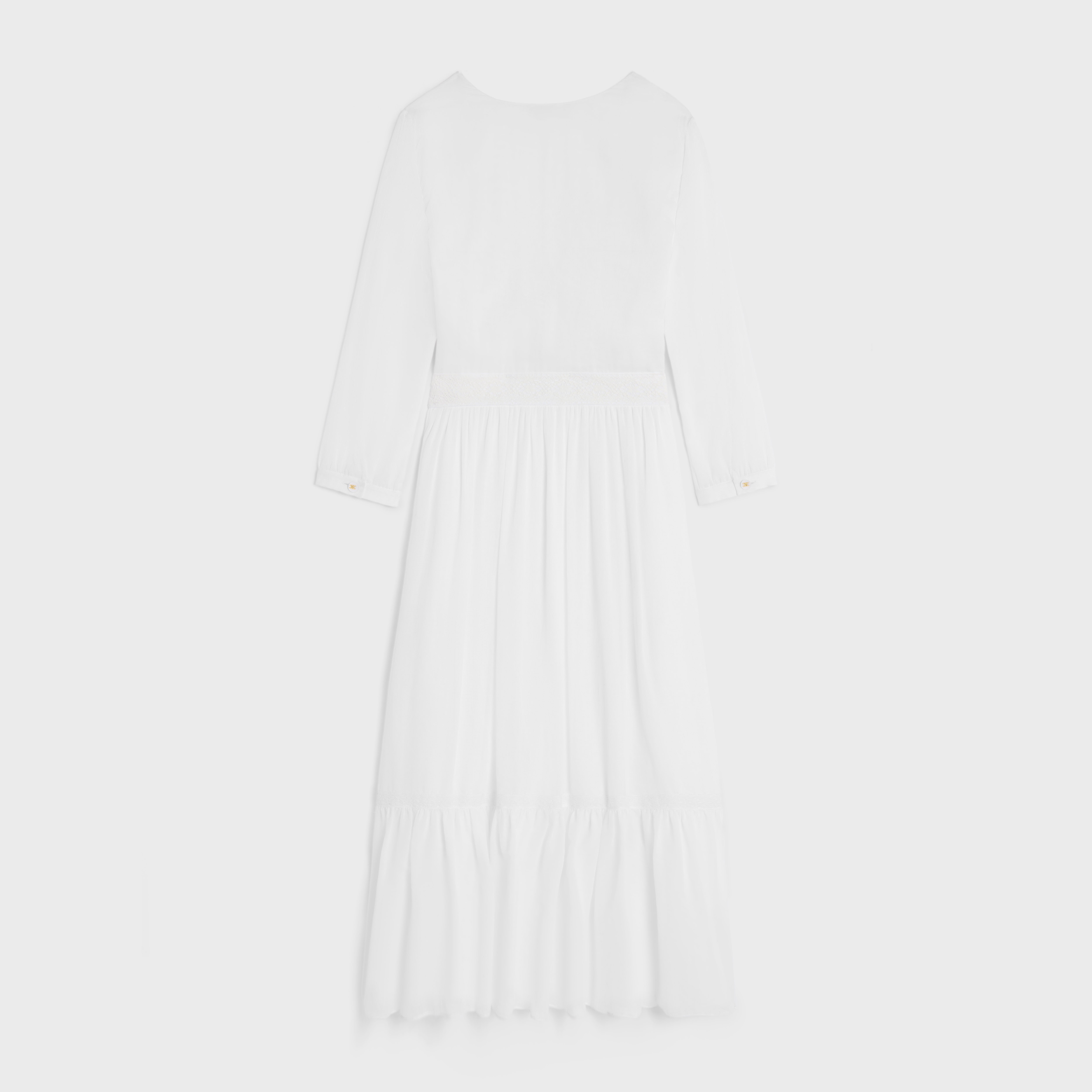 maxi dress in cotton twill - 2