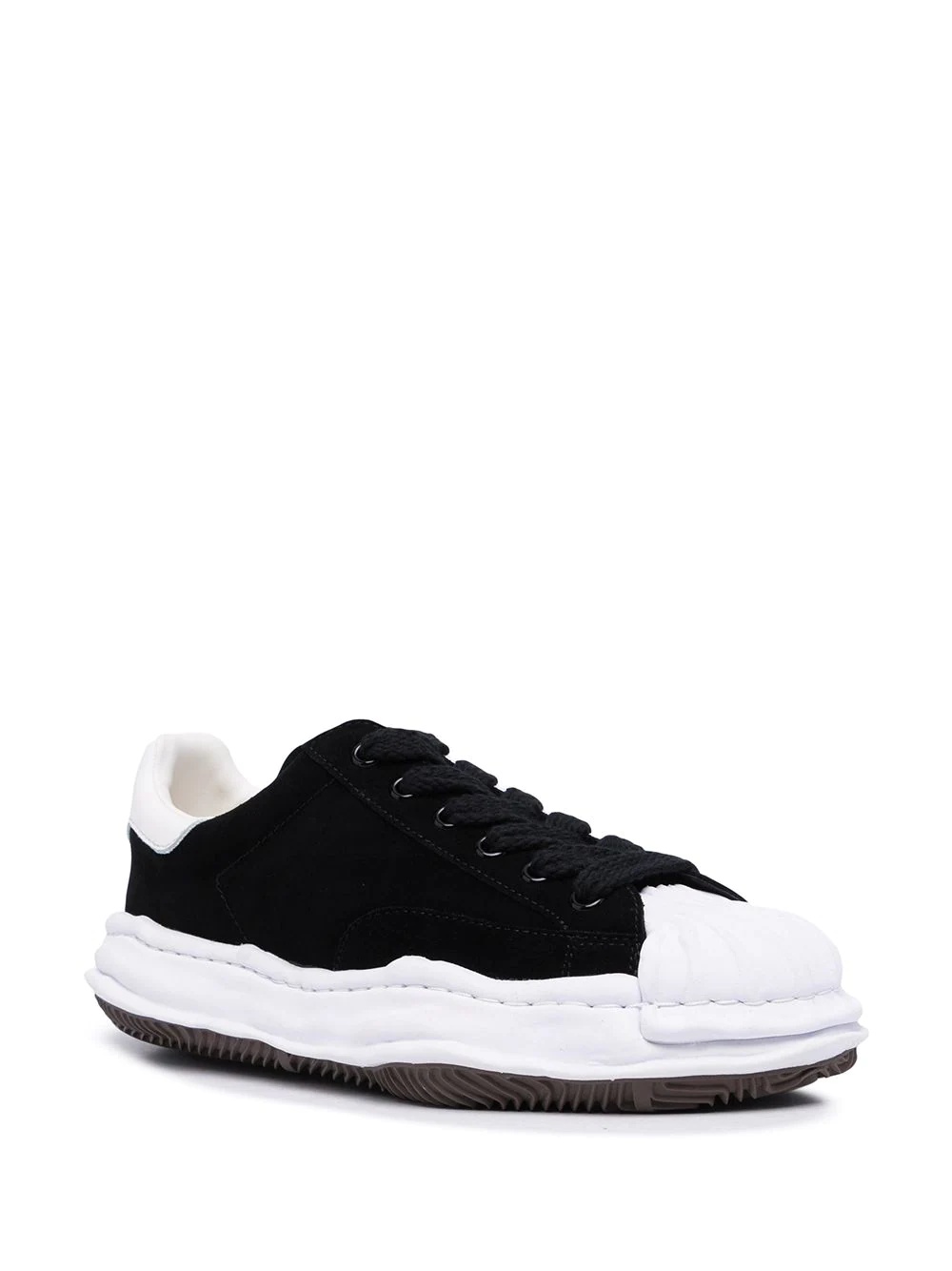 chunky-sole low top sneakers - 2