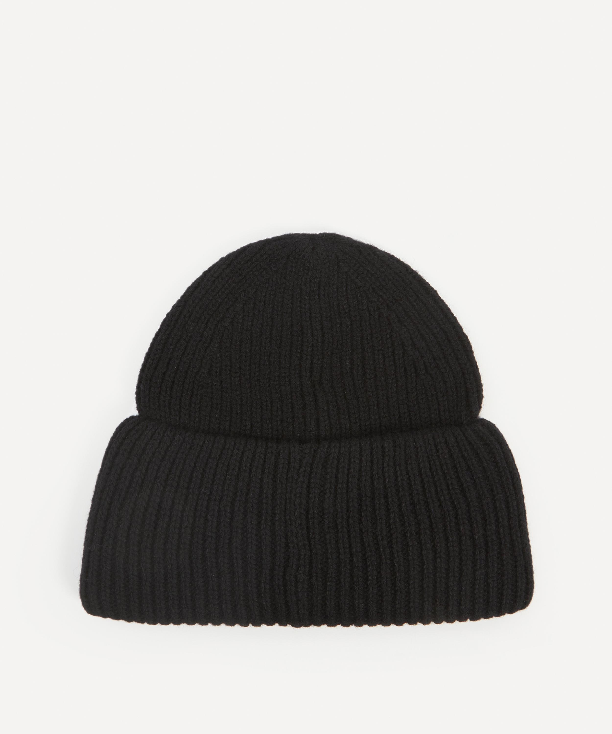 Small Face Logo Wool Beanie Hat - 2