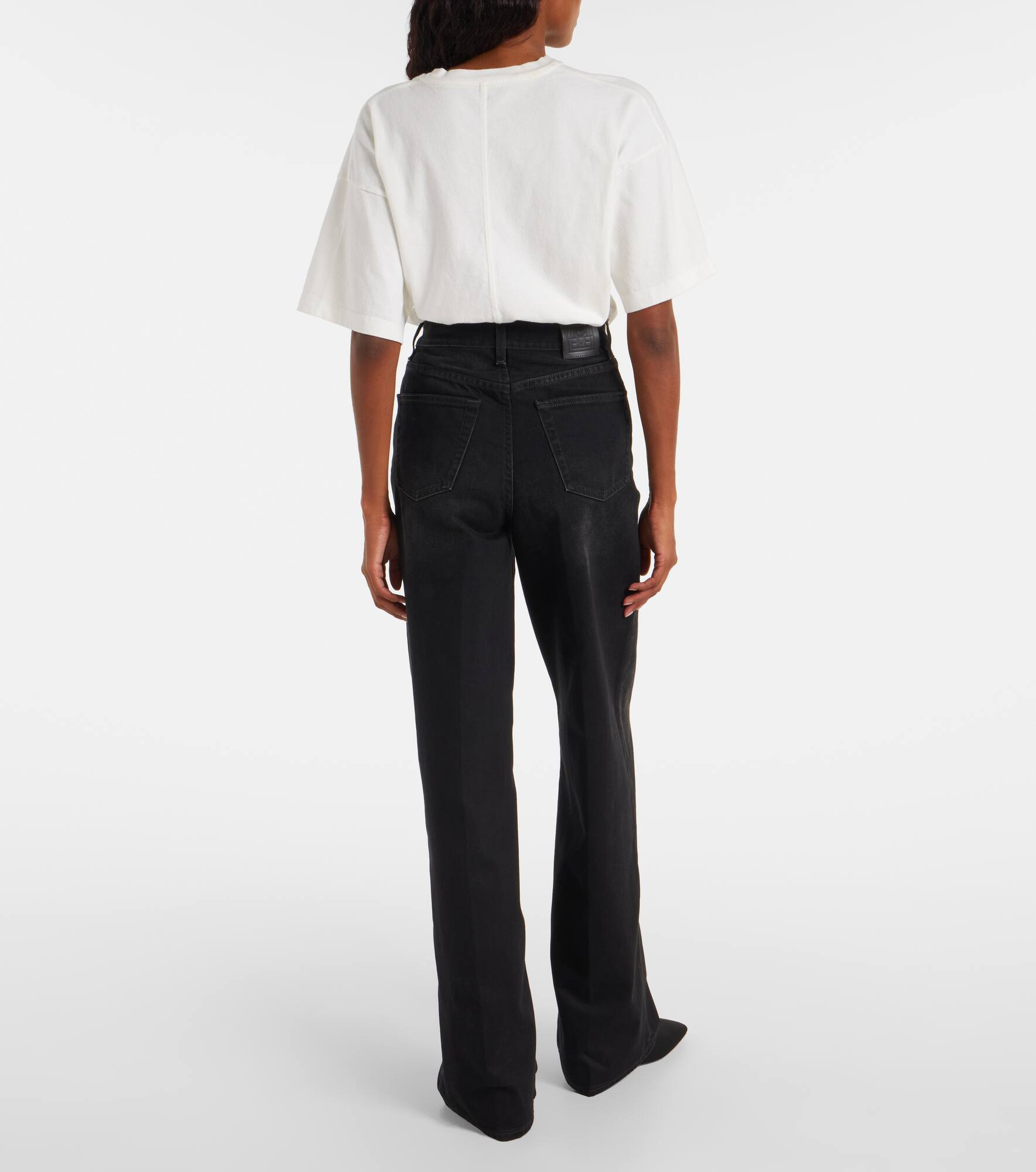 High-rise wide-leg jeans - 3