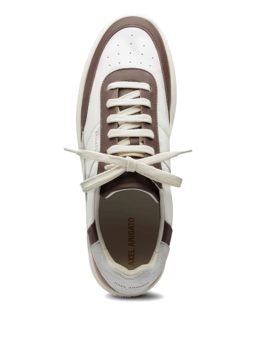 panelled low-top sneakers - 4
