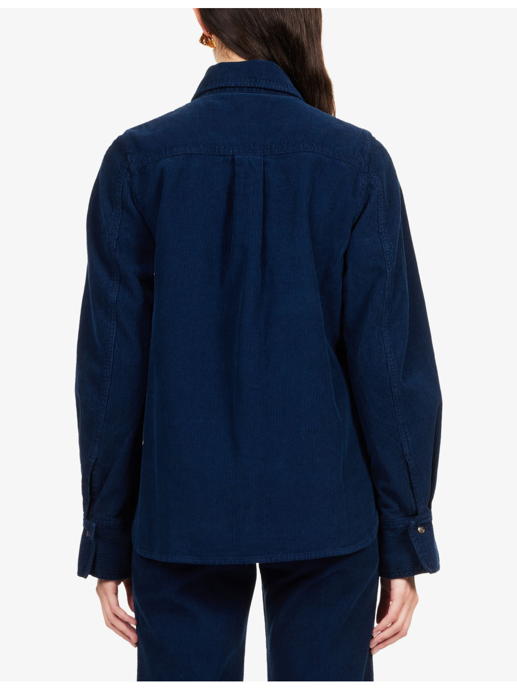 Long-Sleeve Slim-Fit Cotton-Corduroy Shirt - 4