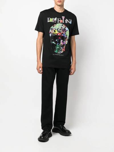 PHILIPP PLEIN Monsters logo print T-shirt outlook