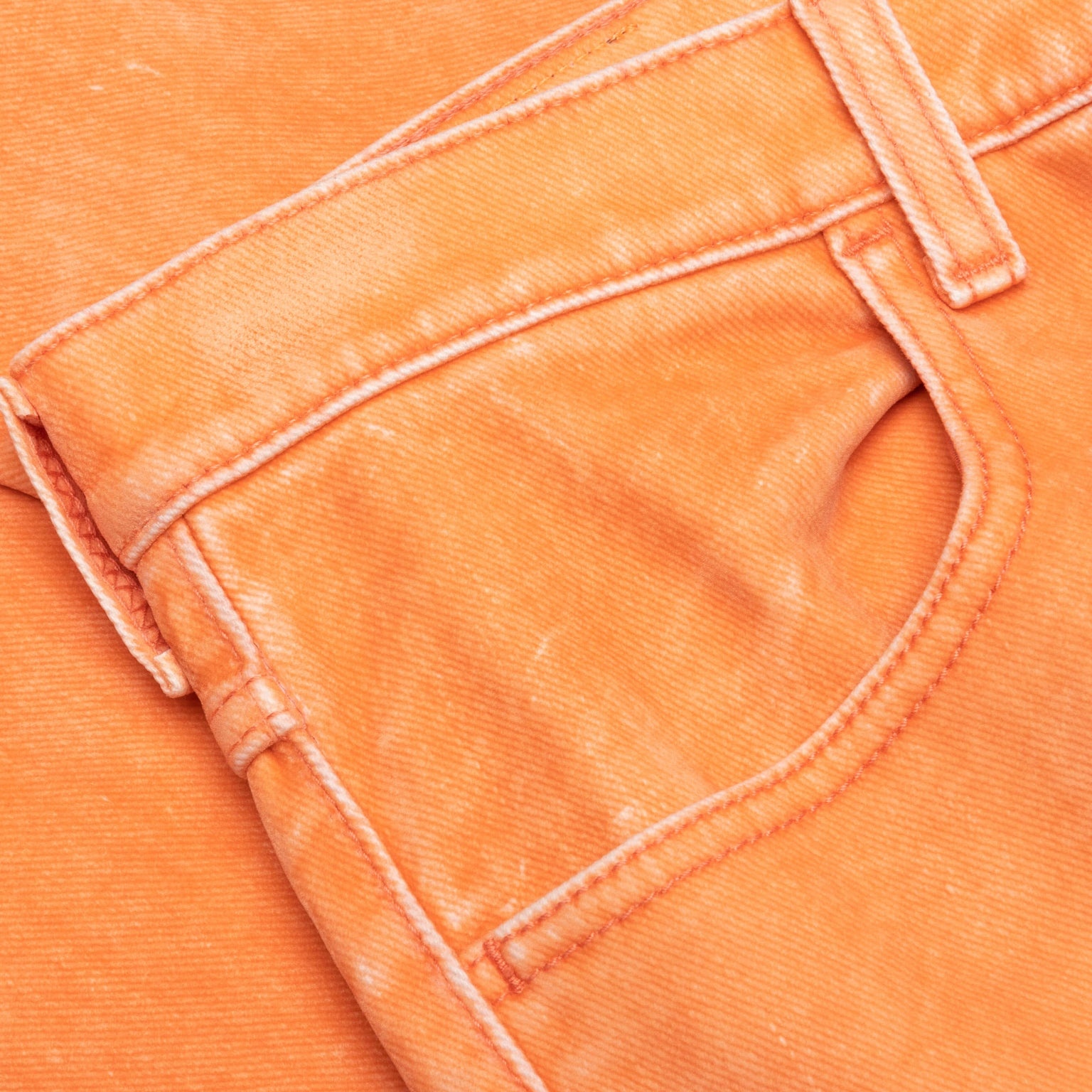FLARED 5 POCKET TROUSERS - LIGHT ORANGE - 3