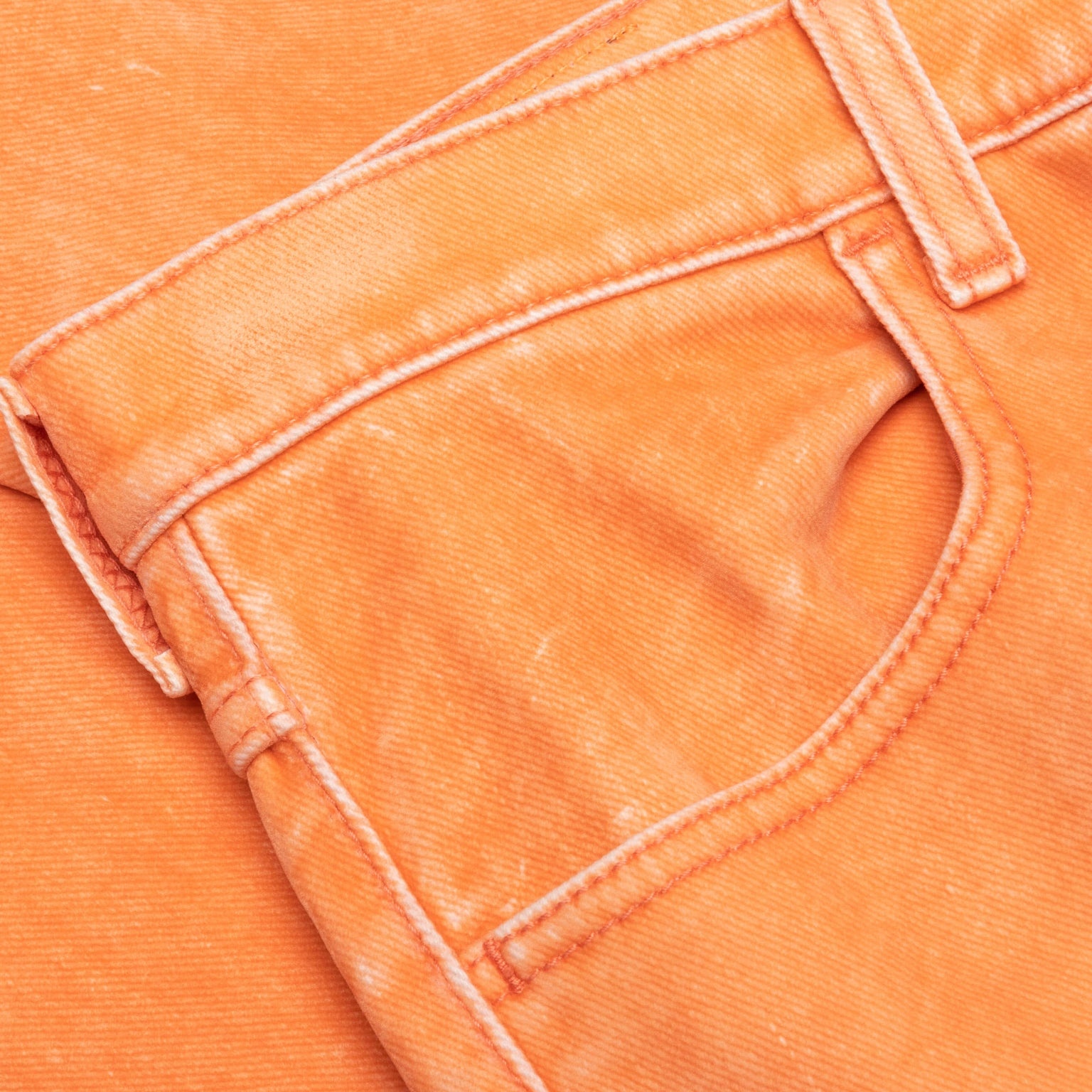 FLARED 5 POCKET TROUSERS - LIGHT ORANGE - 3