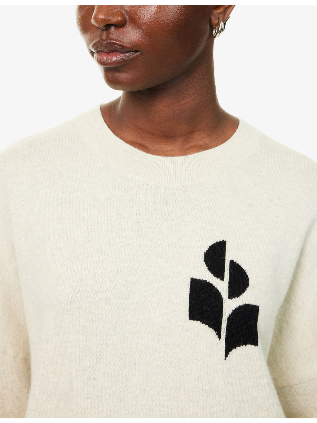 Marisans Intarsia Cotton-Blend Knitted Jumper - 5