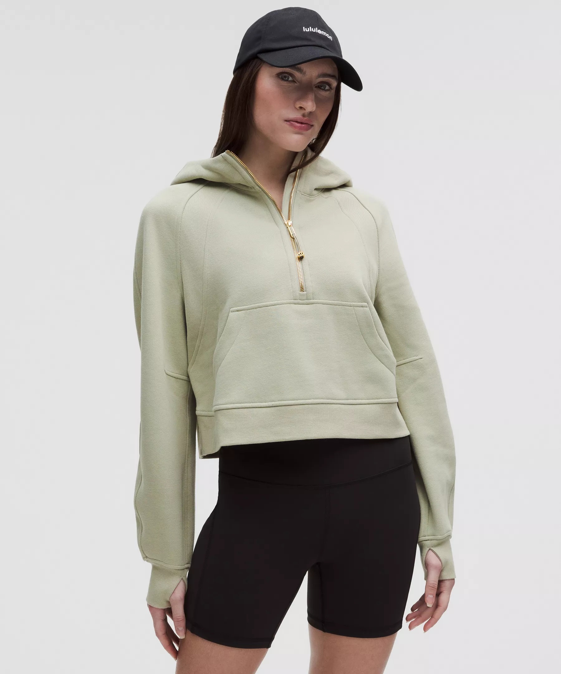 Scuba Oversized Half-Zip Hoodie - 1
