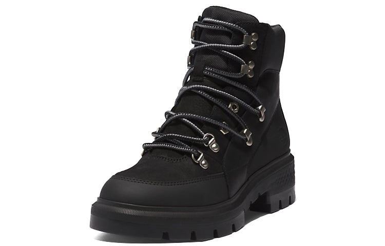 (WMNS) Timberland Cortina Valley Waterproof Mid Hiker Boots 'Black Full Grain' A5NJ7015 - 3