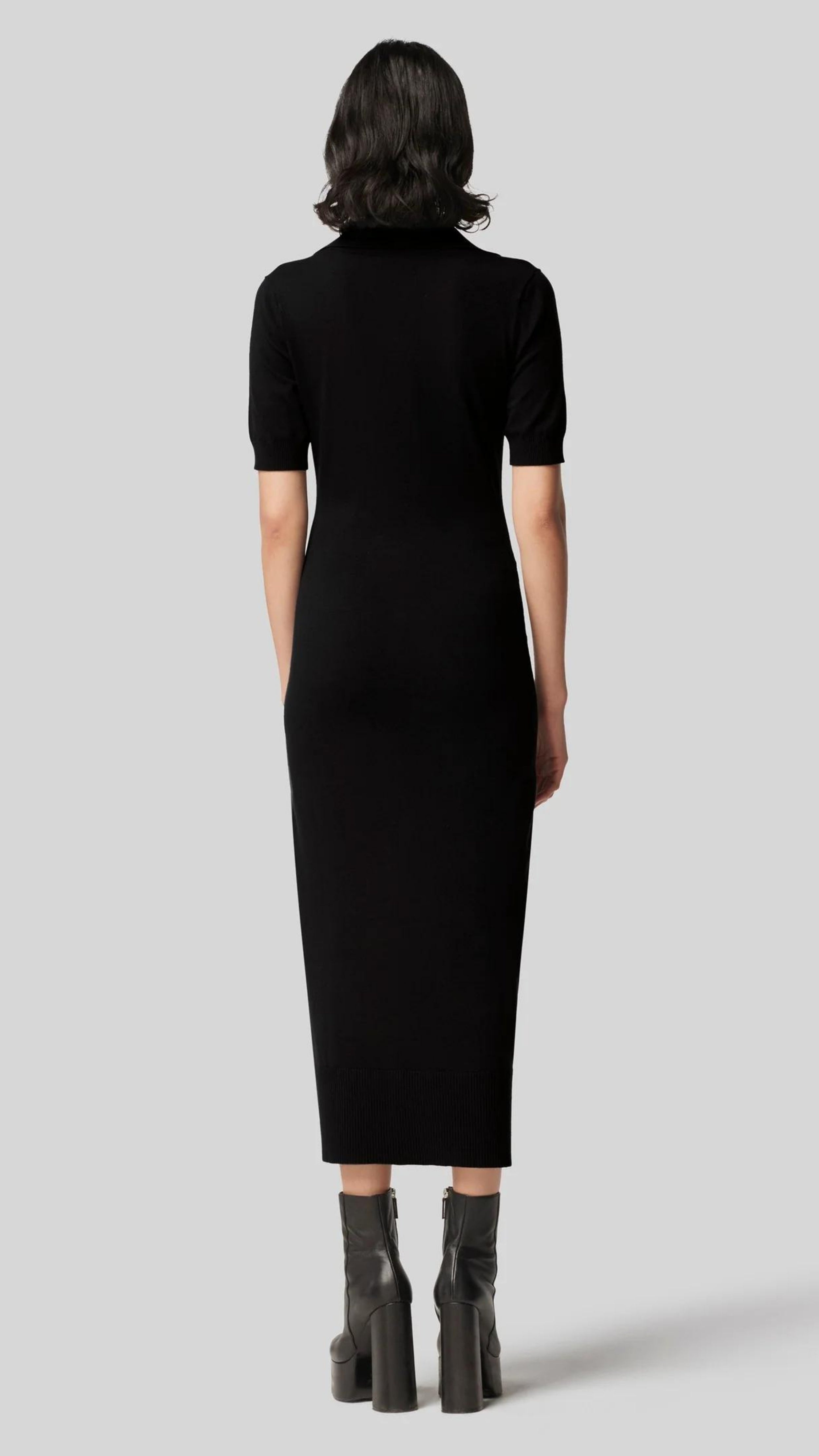 Hestia Dress in Black - 3