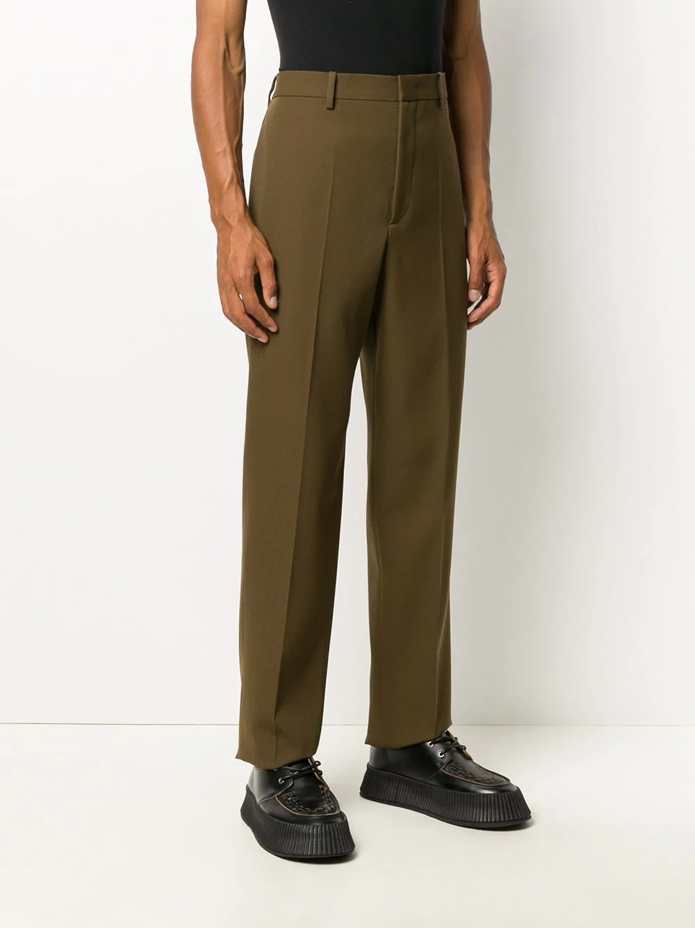 straight-leg tailored trousers - 3