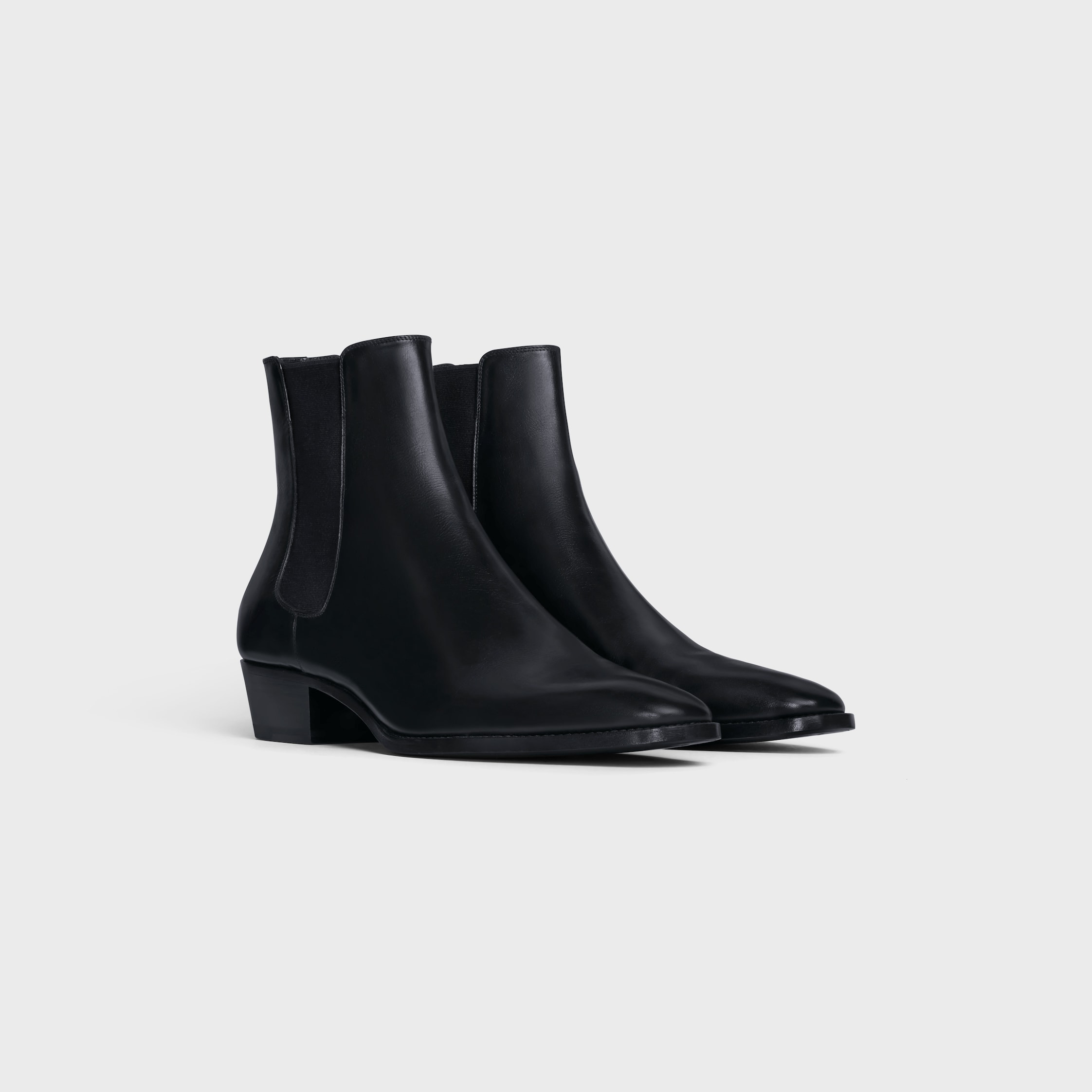 CELINE DRUGSTORE CHELSEA BOOT in Shiny calfskin - 2