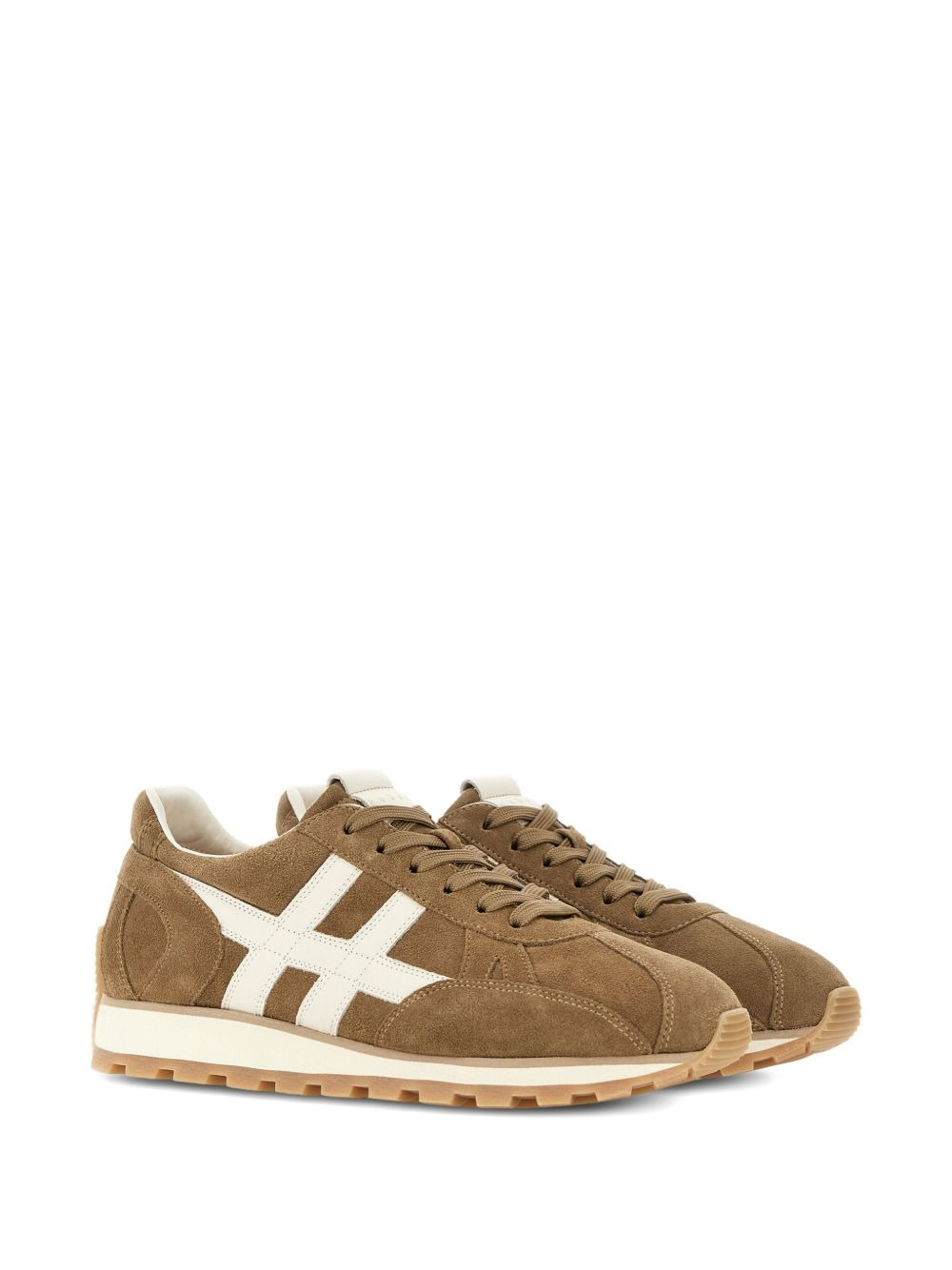 H-detail suede sneakers - 2