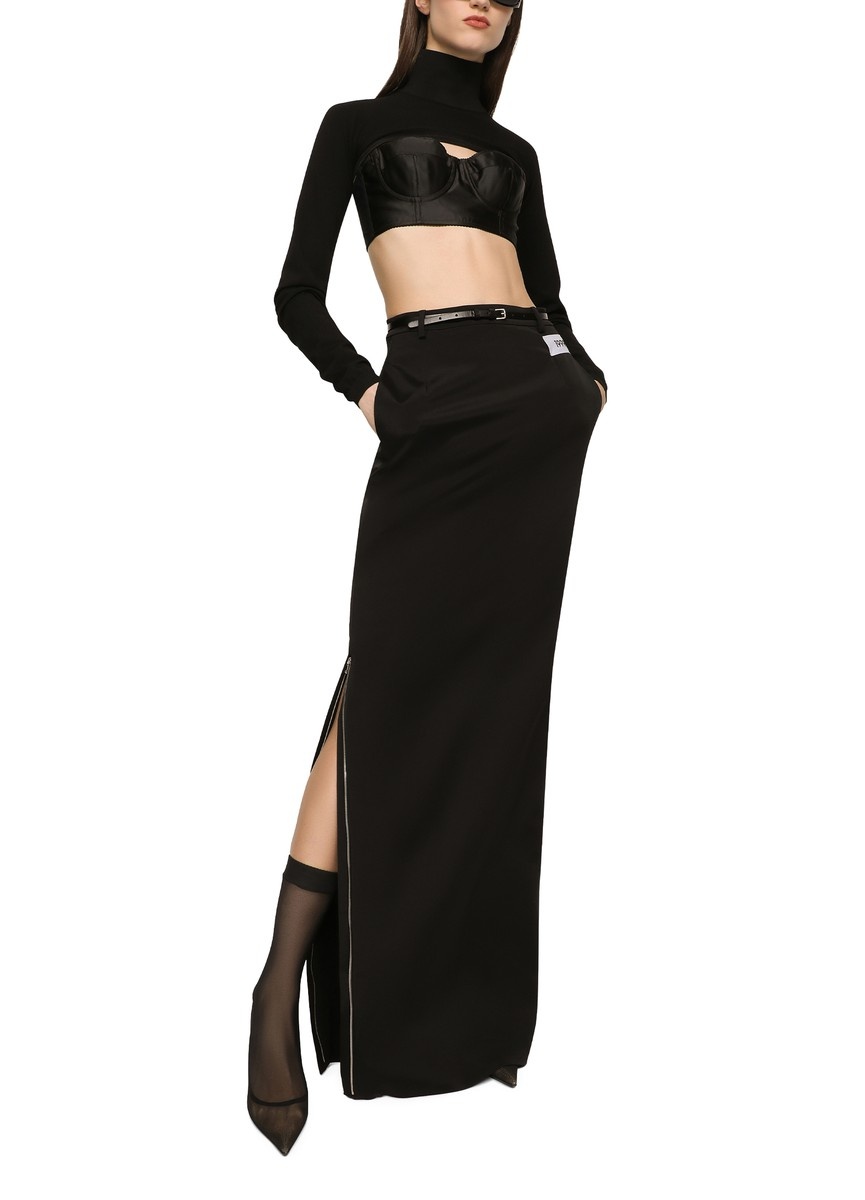 KIM DOLCE&GABBANA cady skirt - 5