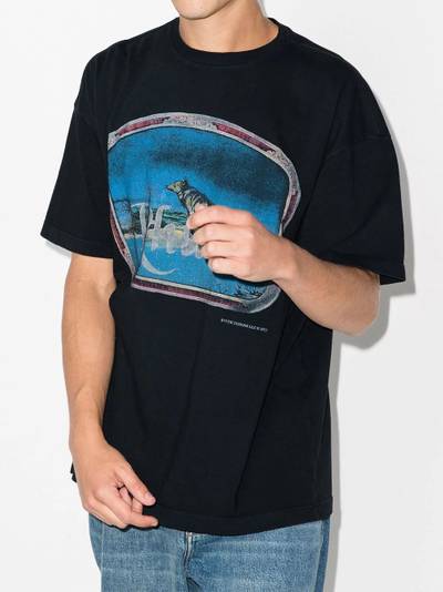 Rhude Lone Wolf print T-shirt outlook