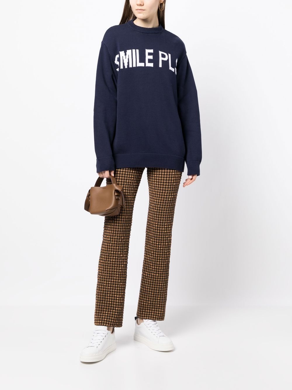Smilepls intarsia-knit jumper - 2