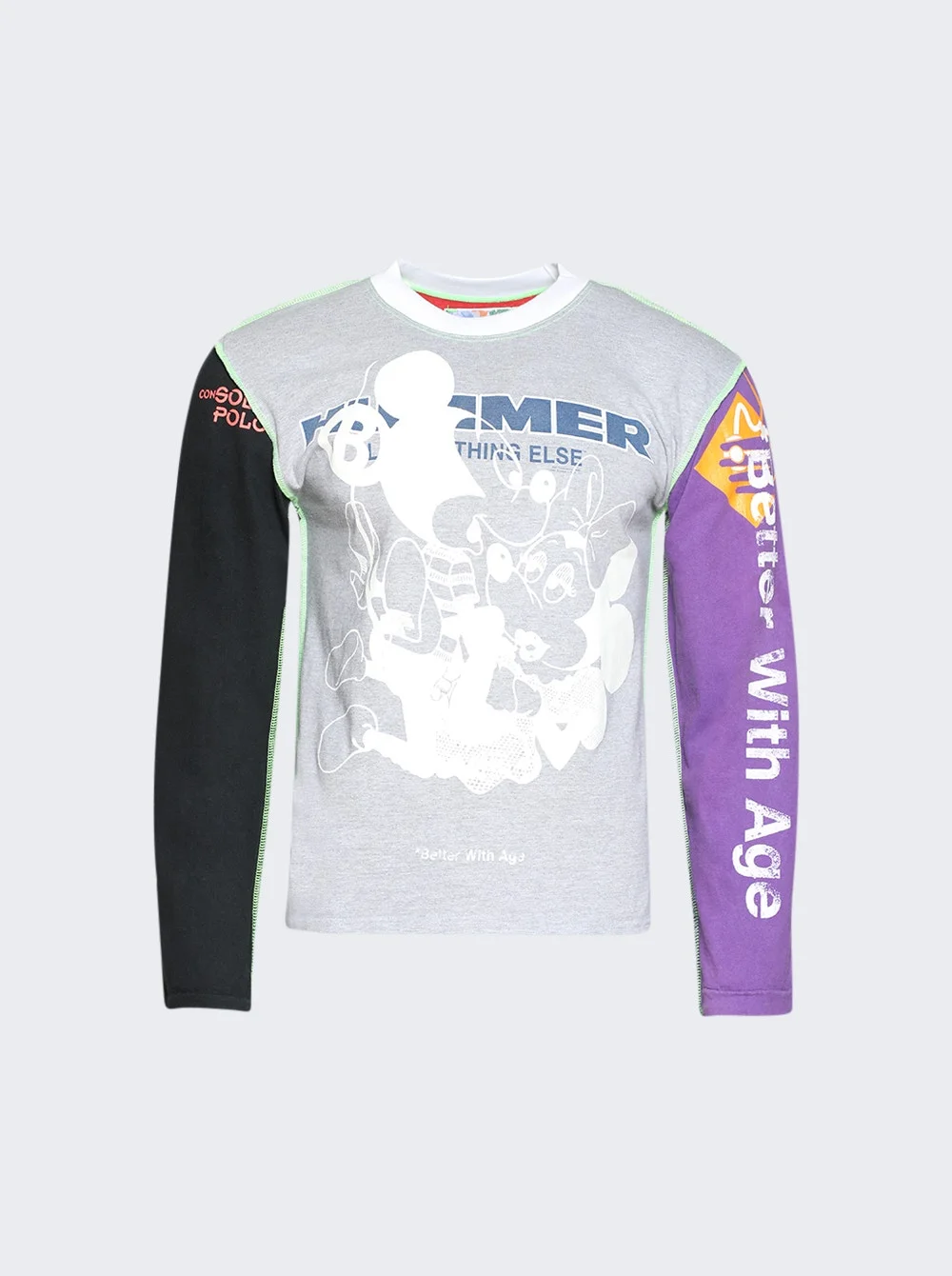 Gently Reversible Long Sleeve Tee Assorted Colors - 1