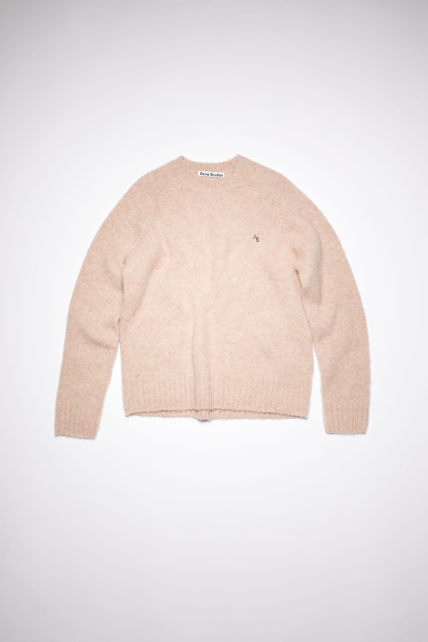 Crew neck sweater - Pastel pink - 1