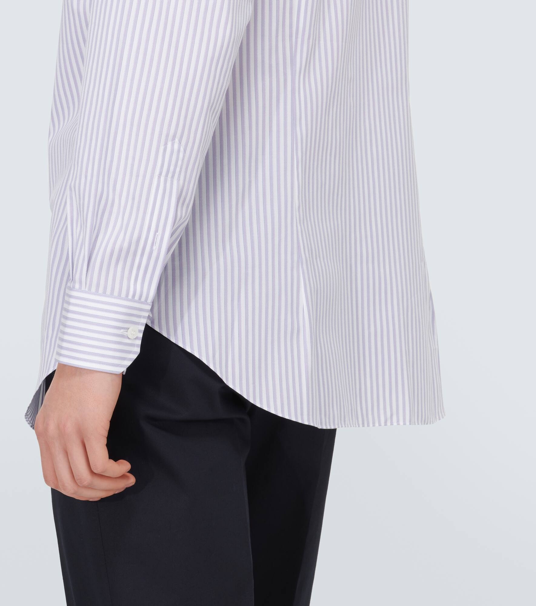 Striped cotton shirt - 6