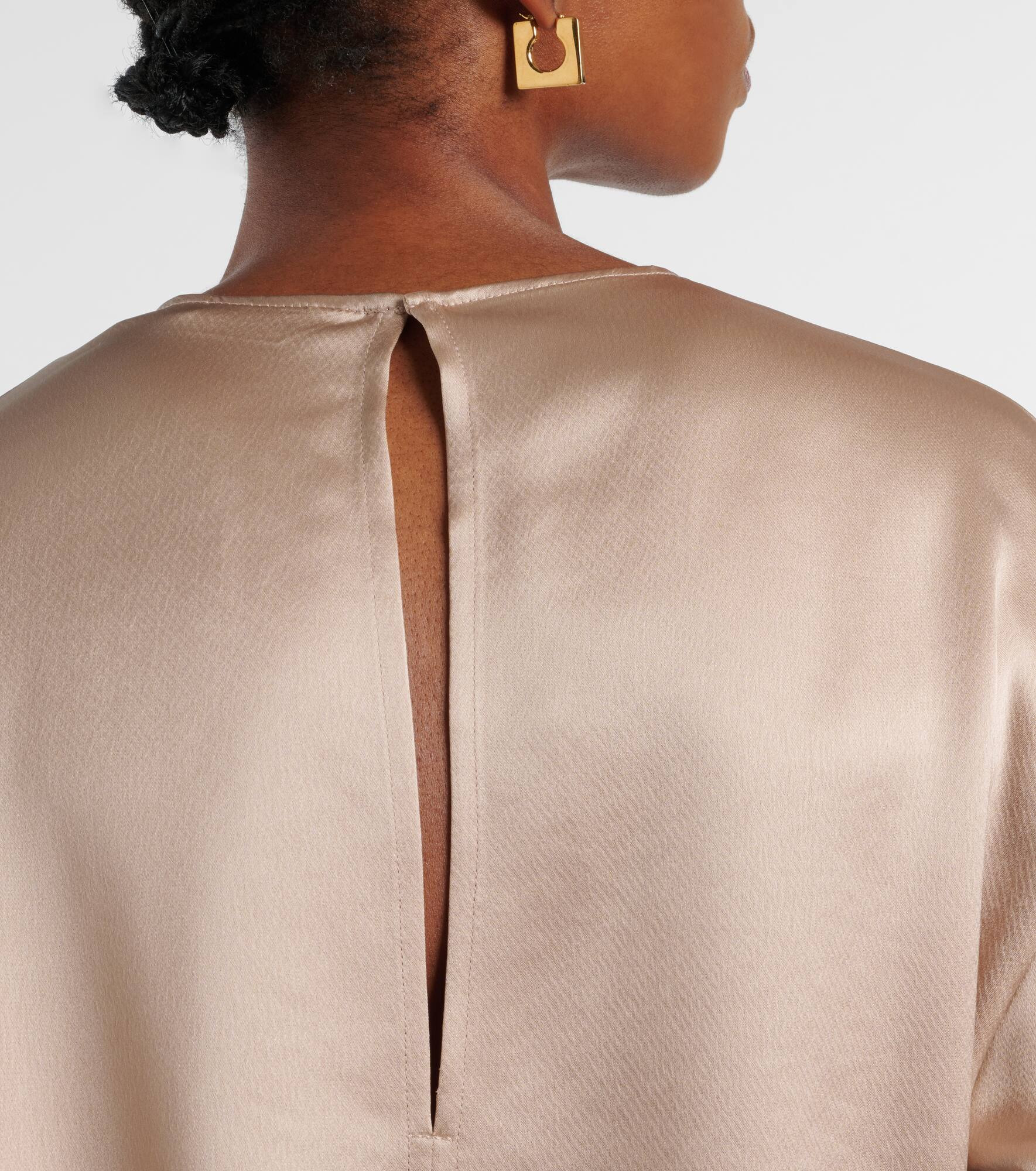 Barb satin T-shirt - 5