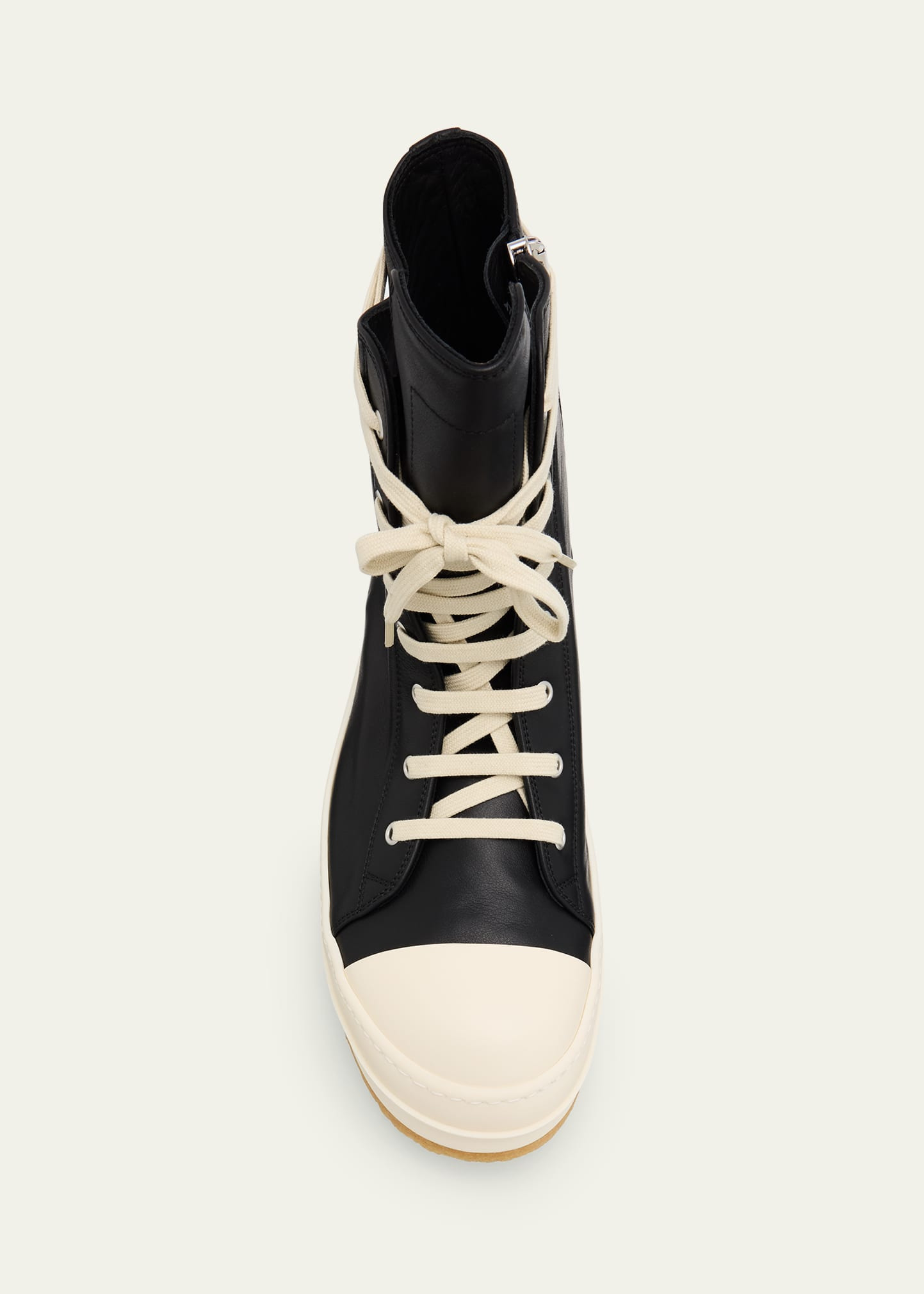 Men's Creep Leather High-Top Sneakers - 5