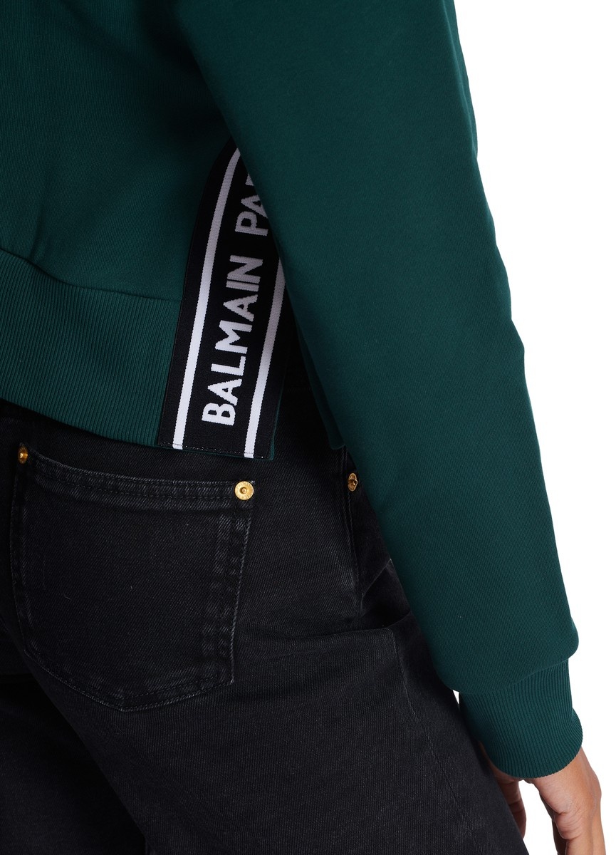 Mini Balmain Paris flocked sweatshirt - 8