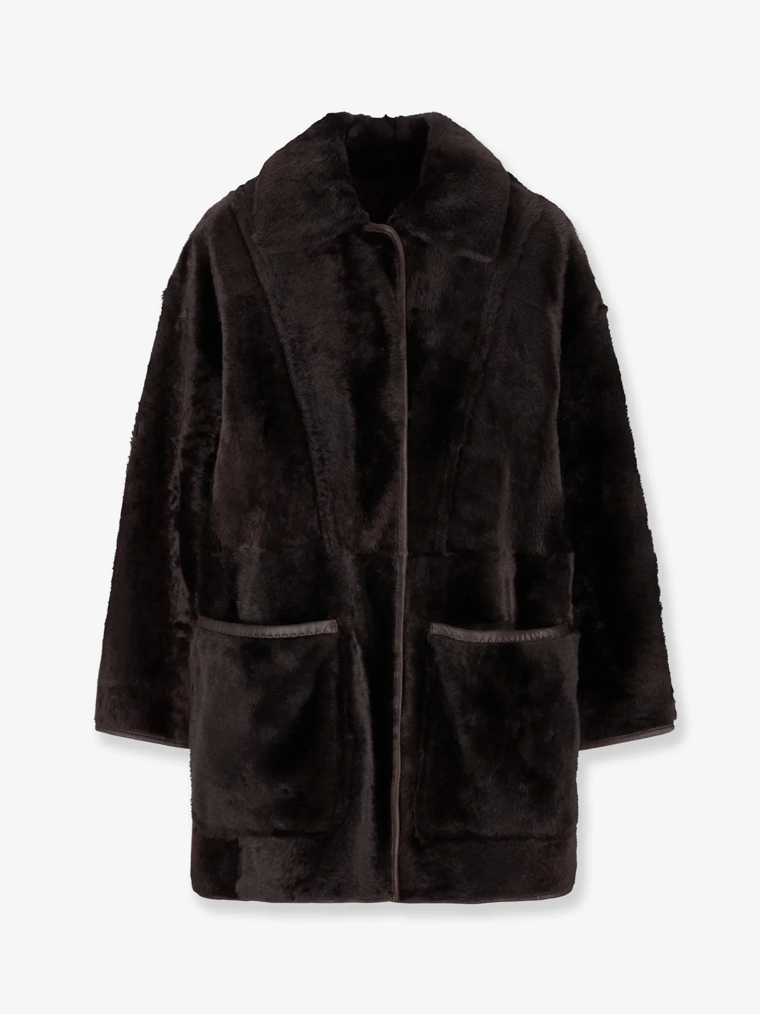 Max Mara Women Pirenei Reversible Sheepskin Coat - 1