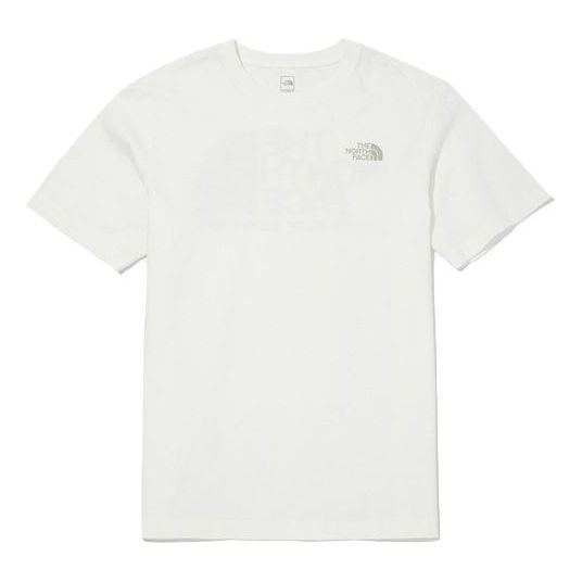 THE NORTH FACE Cotton Logo T-shirt 'White' NT7UN06B - 1