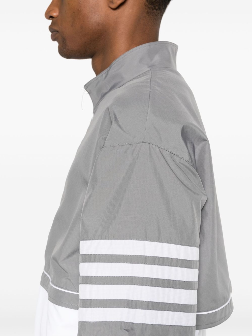 4-Bar colour-block track jacket - 5