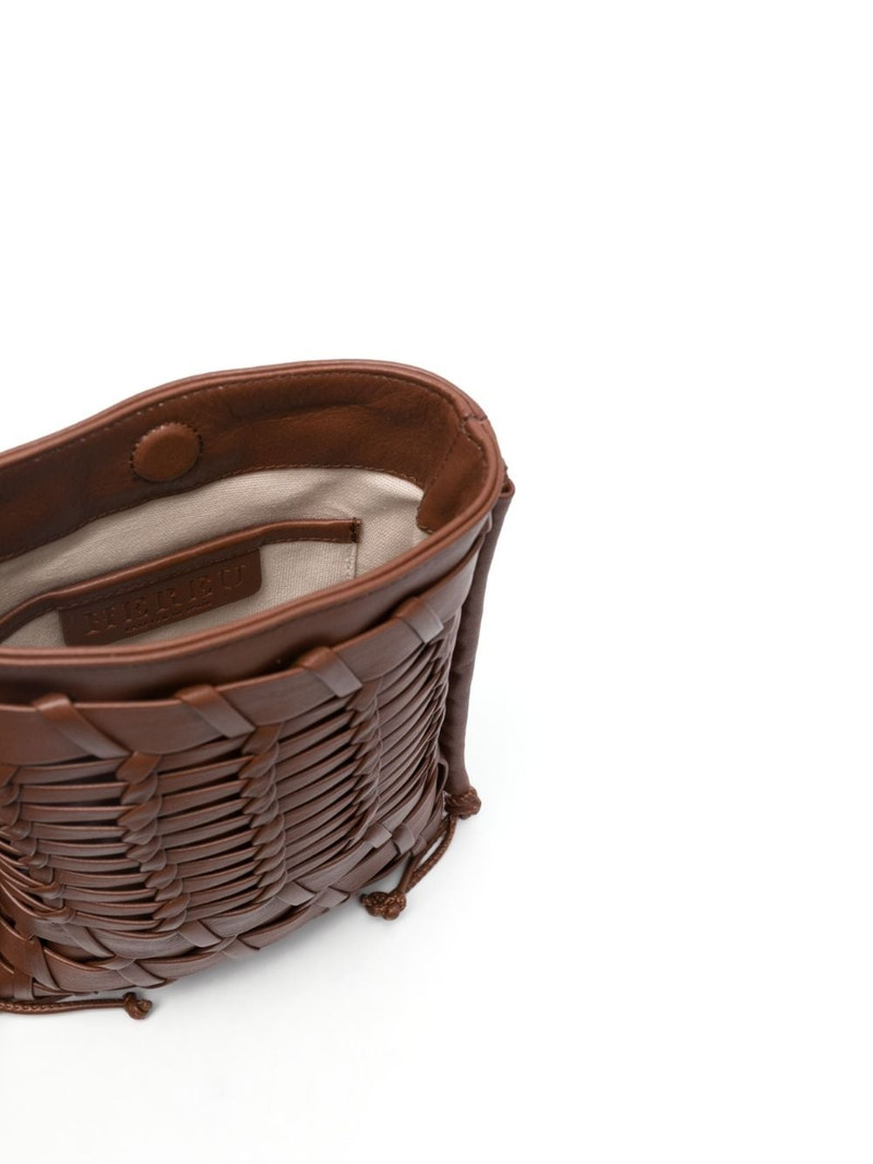 Trena interwoven leather bag 5