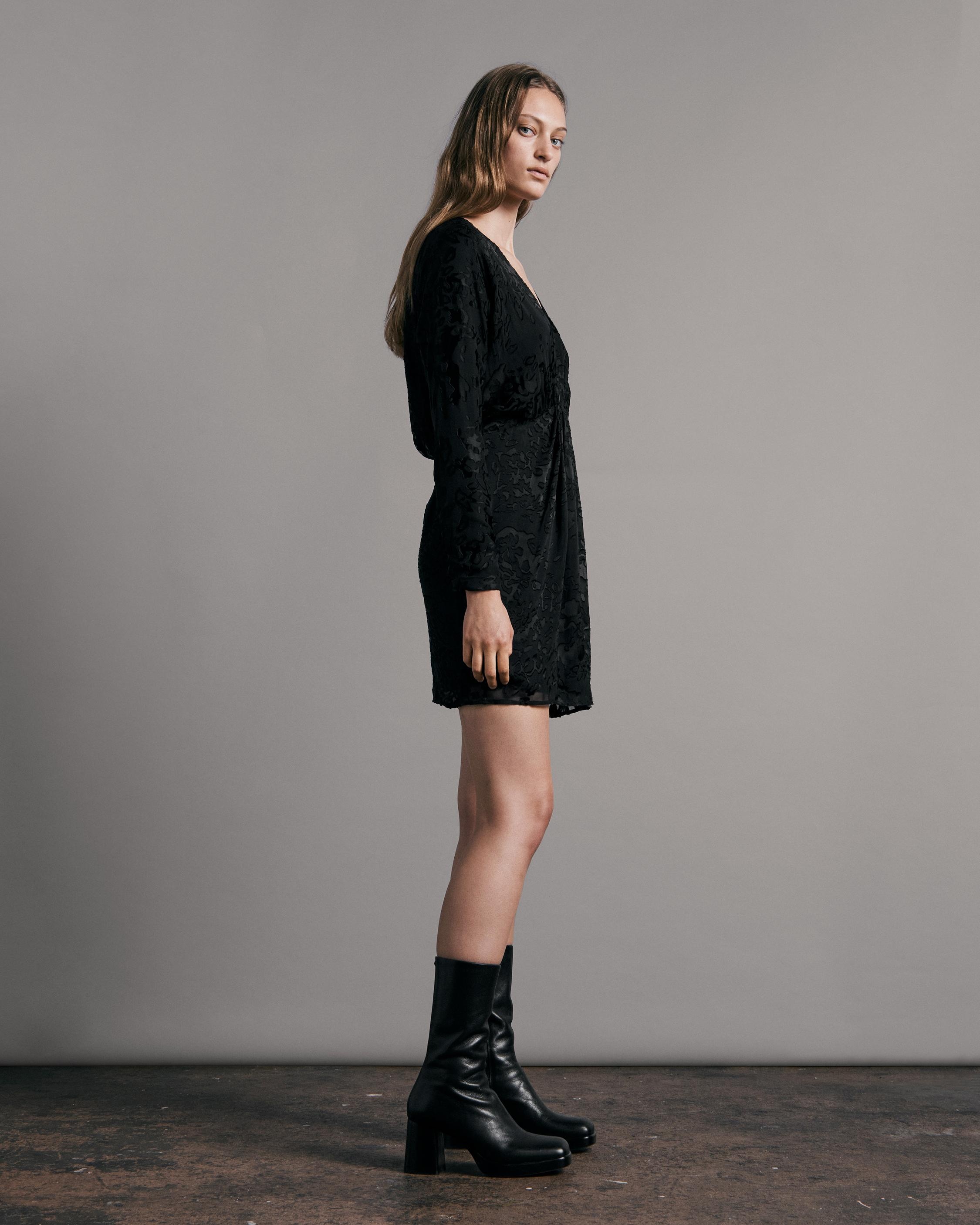 Eloise Mini Dress
Velvet Burnout Dress - 3