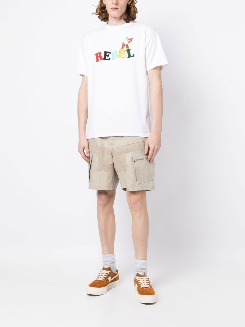 UNDERCOVER cartoon-print cotton T-shirt outlook