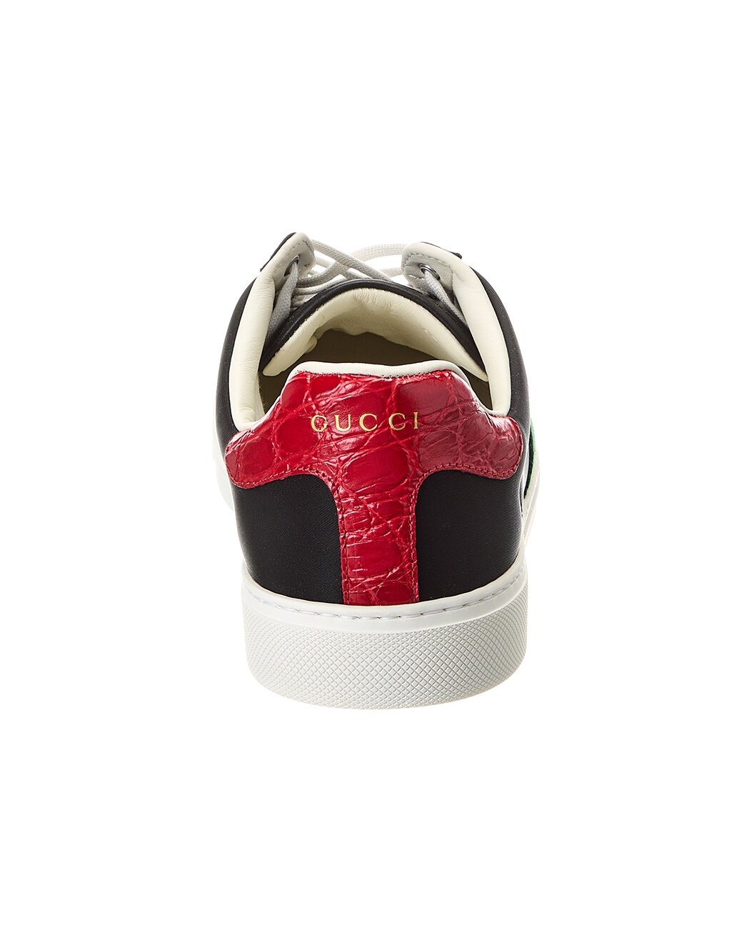 Gucci Ace Nylon & Leather Sneaker - 3