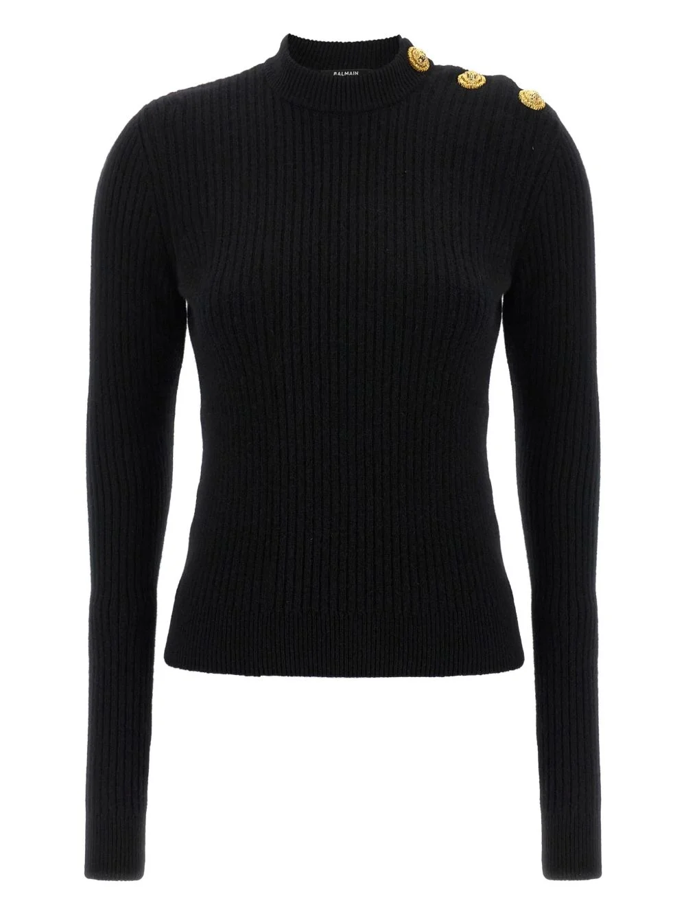 ribbed embellished sweater - 1