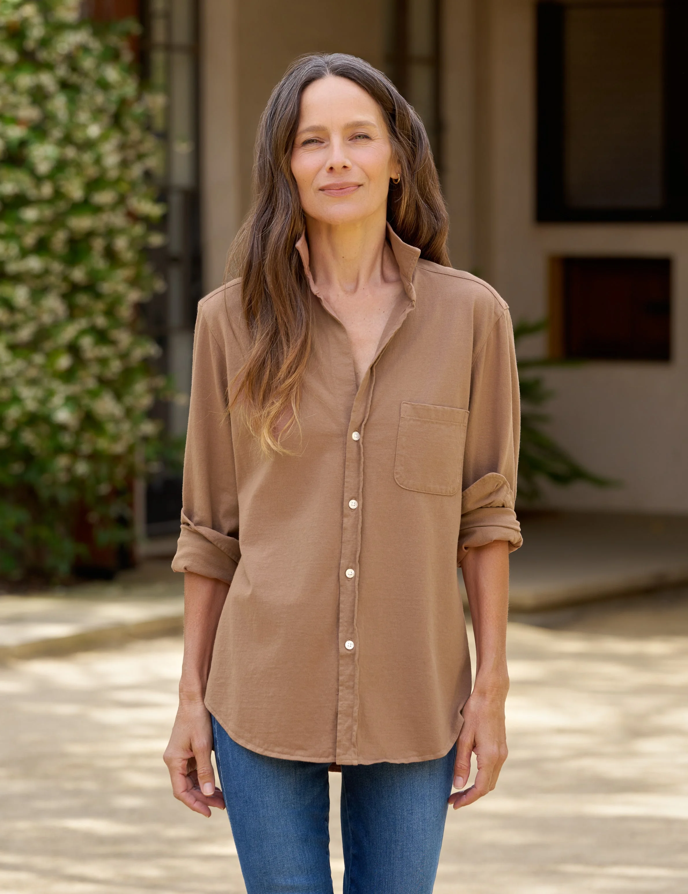 Button-Up Tee - 1