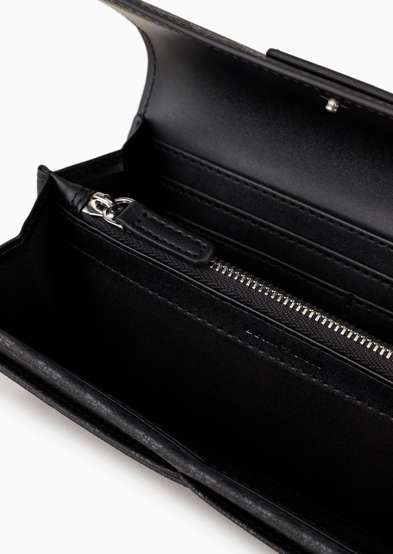 All-over eagle wallet with flap 3