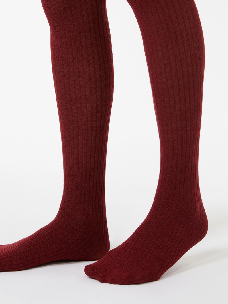 ZAVORRA1 Cotton tights - BORDEAUX 1