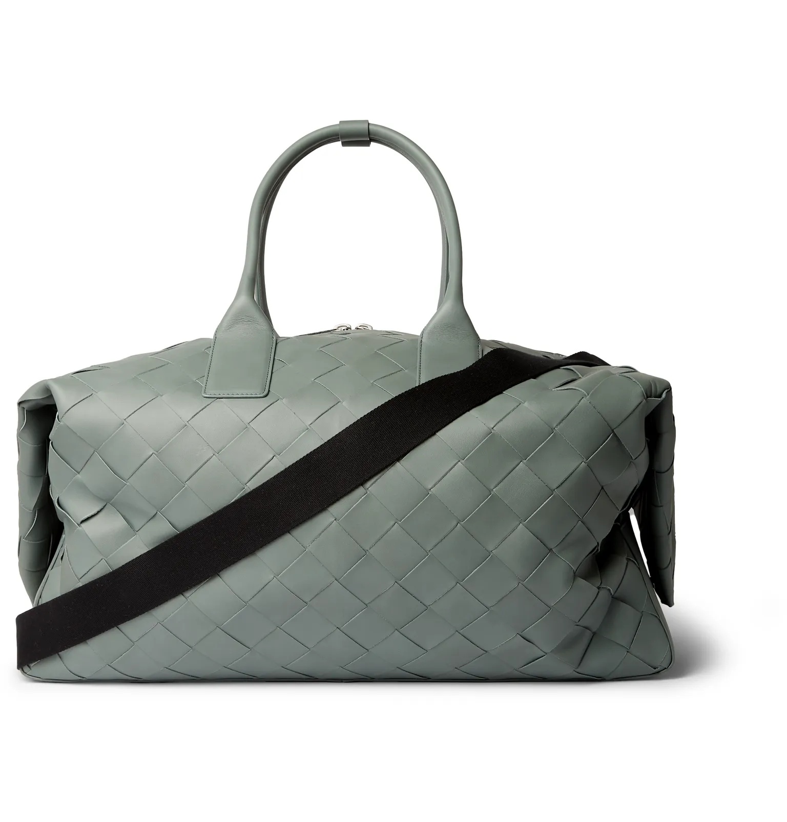 Intrecciato Leather Holdall - 1