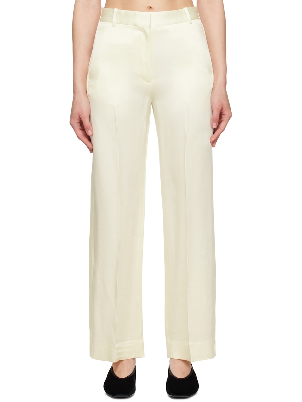 Off-White Cuff-Slit Trousers - 1