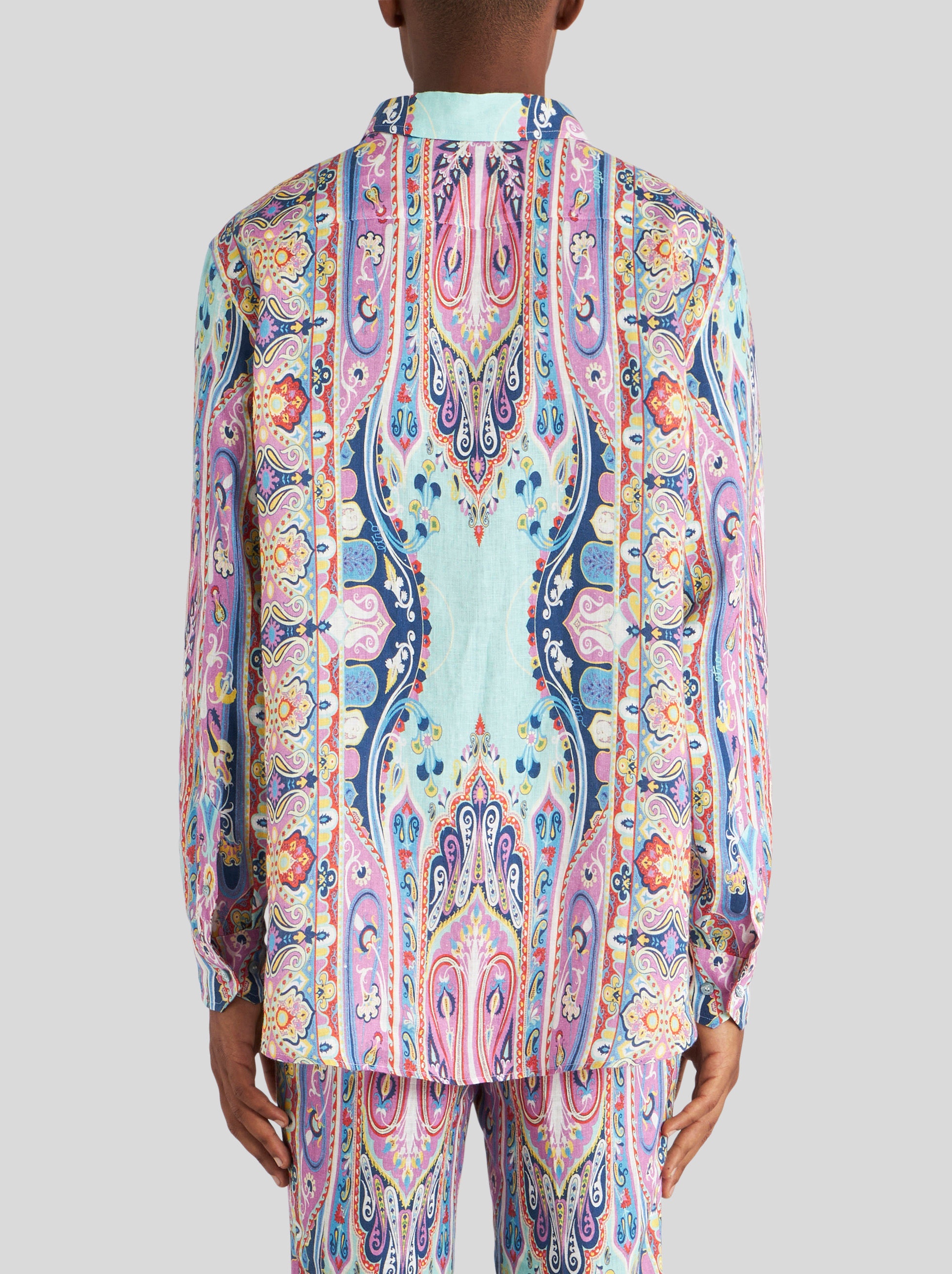 PAISLEY LINEN SHIRT - 4