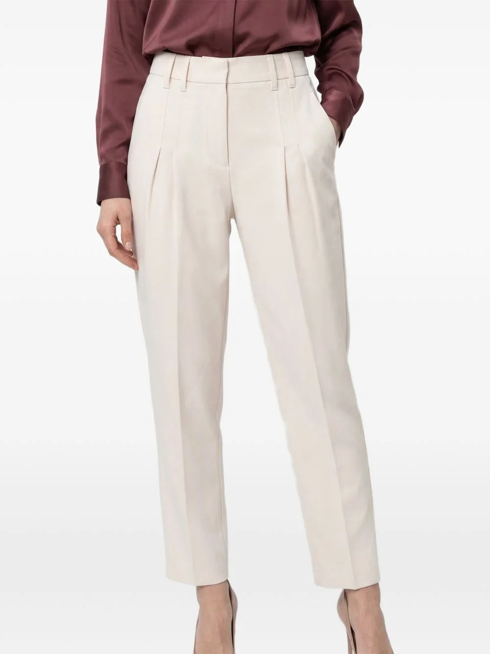 belt-loops trousers - 1
